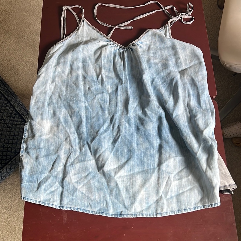 True Religion Tie Tank with Slits on both sides